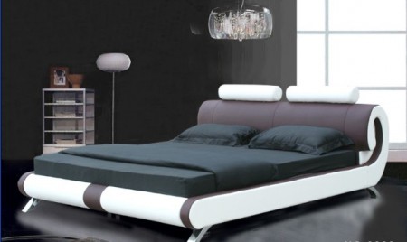 Letto BISS marron-white: dimensioni 257x198x90  € 1.890,00